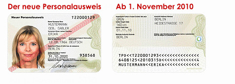 Der neue Personalausweis 2010