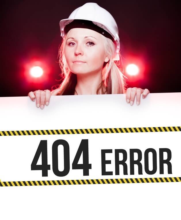 Fehler 404 - Seite nicht gefunden